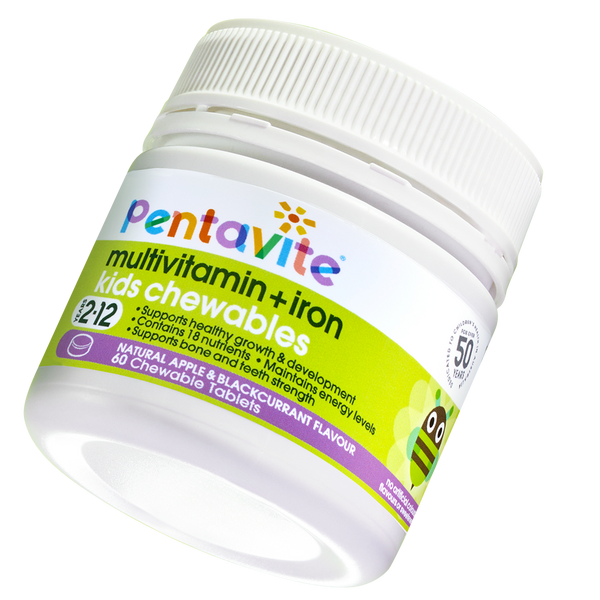 Multivitamin + iron kids chewables