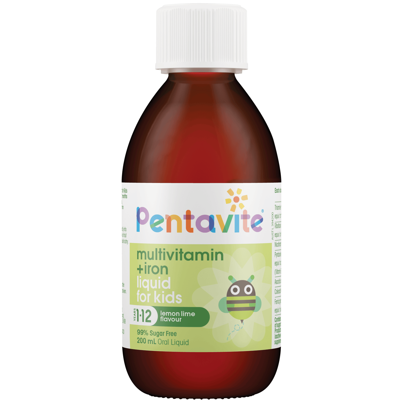Multivitamin + iron liquid for kids