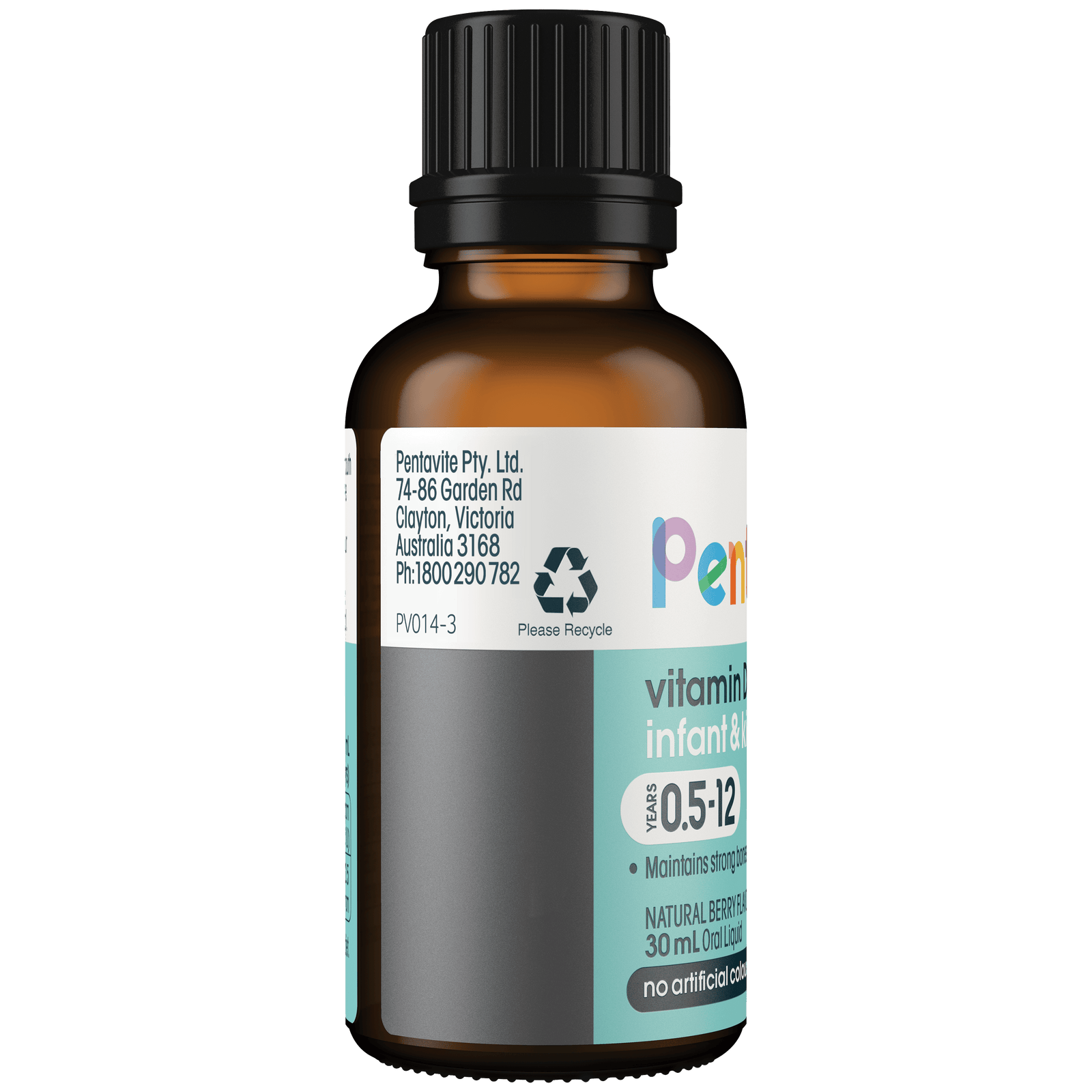 Vitamin D3 & K2 infant & kids liquid