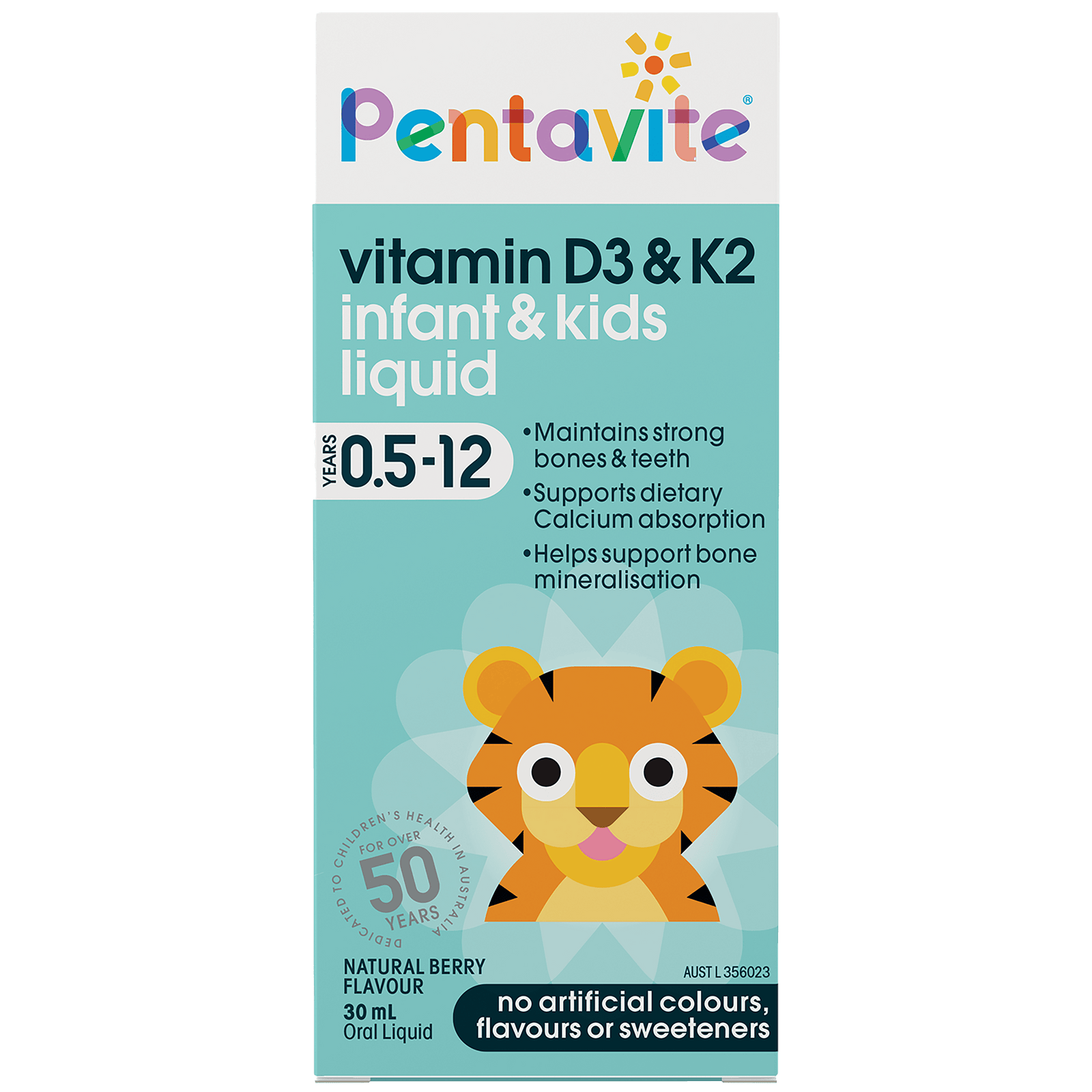 Vitamin D3 & K2 infant & kids liquid