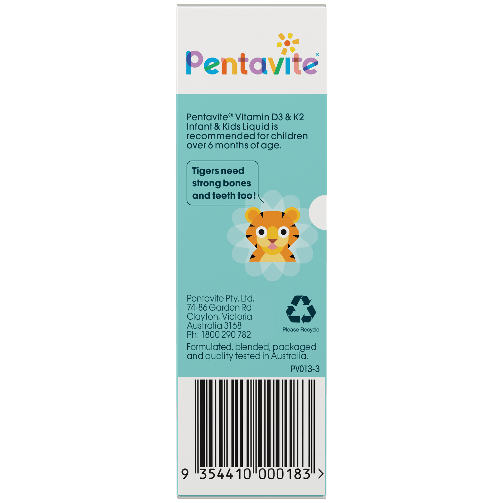 Vitamin D3 & K2 infant & kids liquid