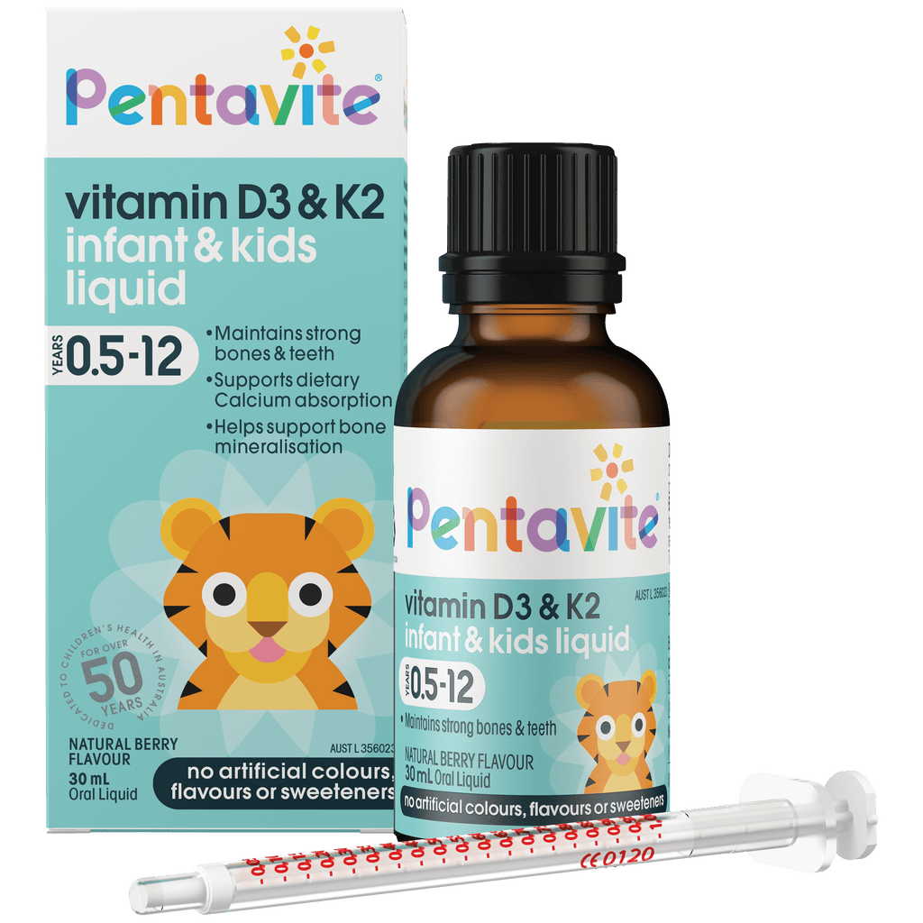 Vitamin D3 & K2 infant & kids liquid