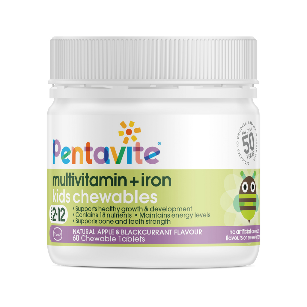 Multivitamin + iron kids chewables
