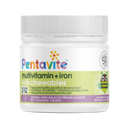 Multivitamin + iron kids chewables