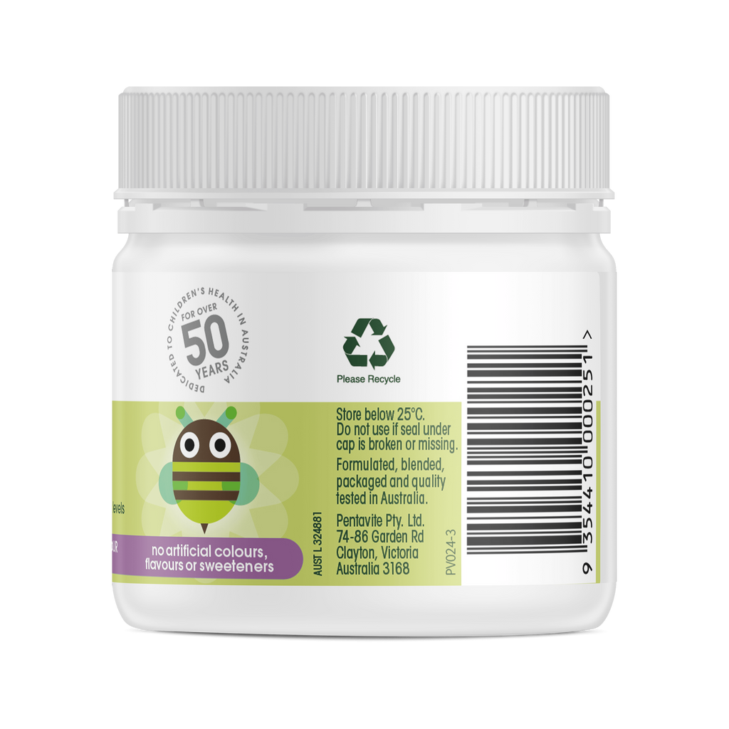 Multivitamin + iron kids chewables