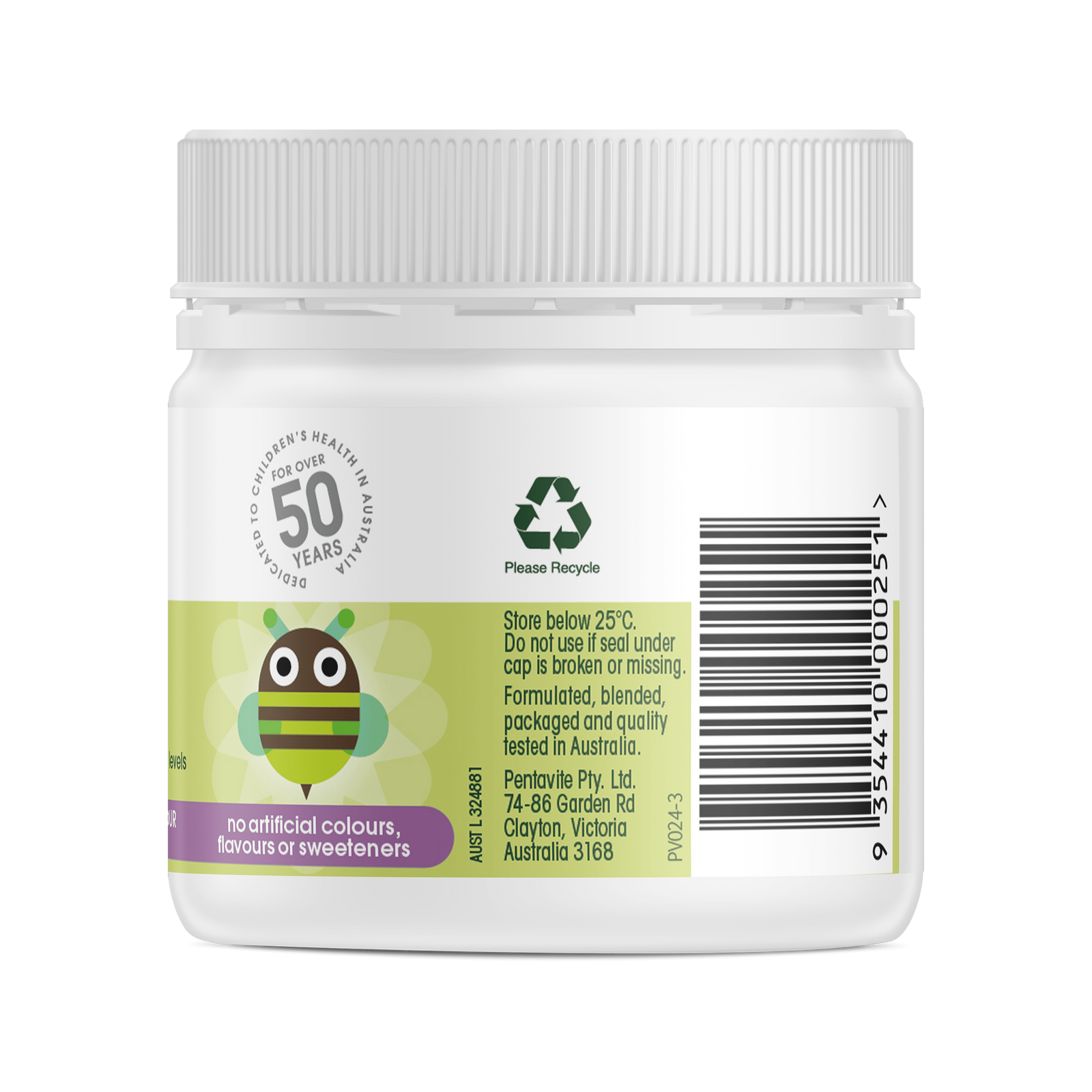 Multivitamin + iron kids chewables